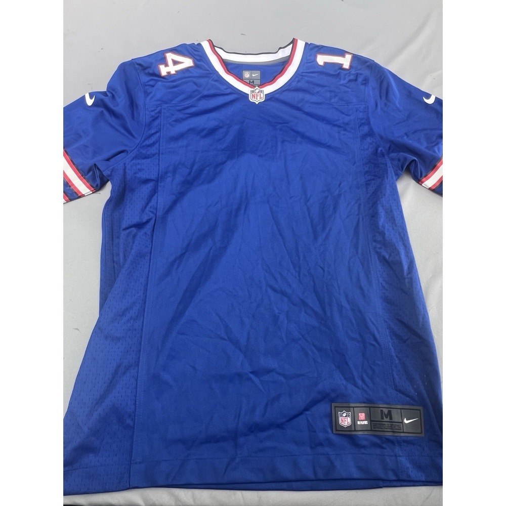 NFL Nike Buffalo‎ Bills Blank Jersey Customized Blue #14 Size Medium Men